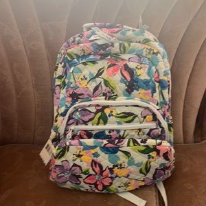 Large and beautiful spring color Vera Bradley backpack.